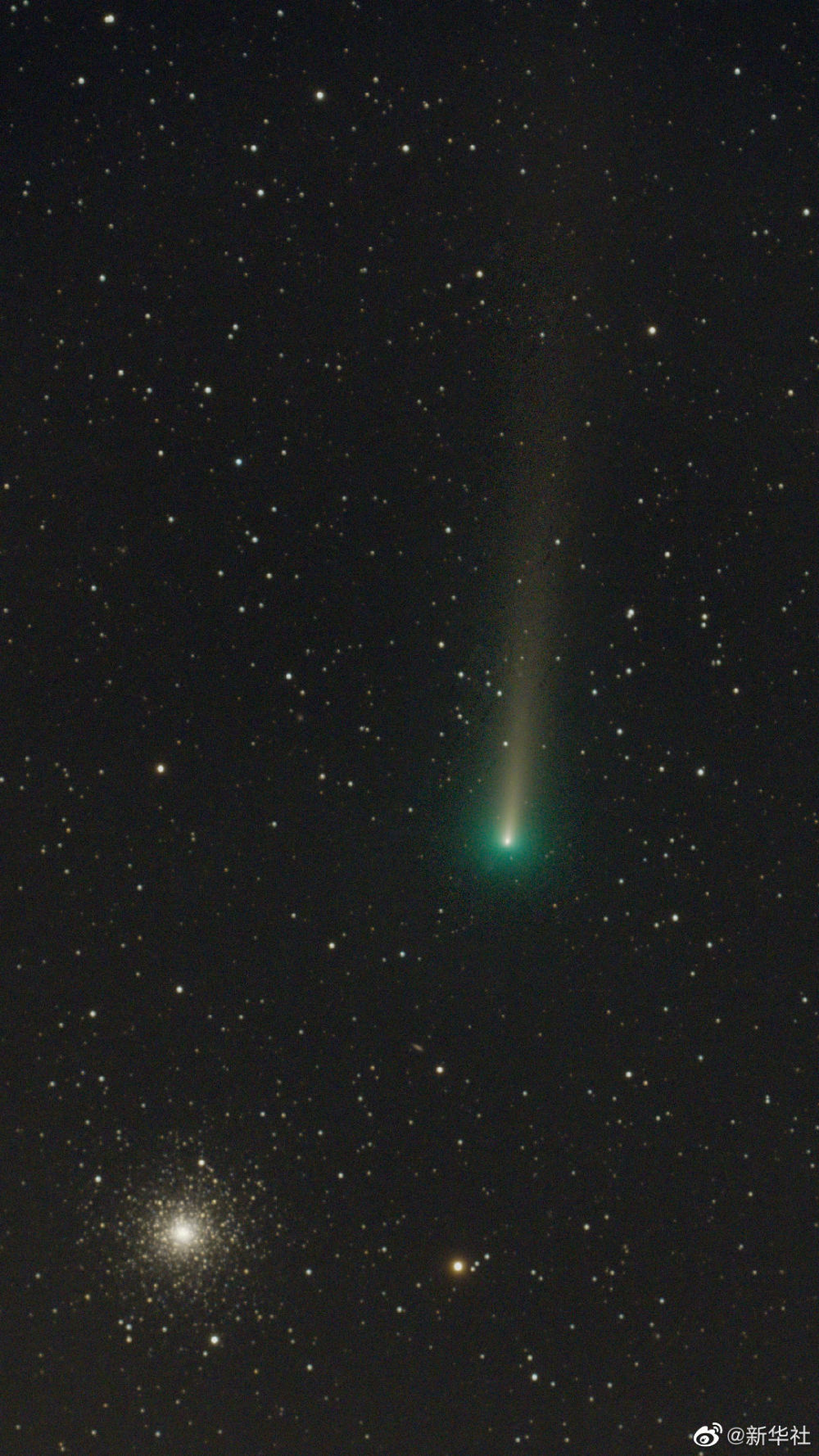 市天文学会理事,天文科普专家修立鹏说,c/2021 a1是一颗长周期彗星,于