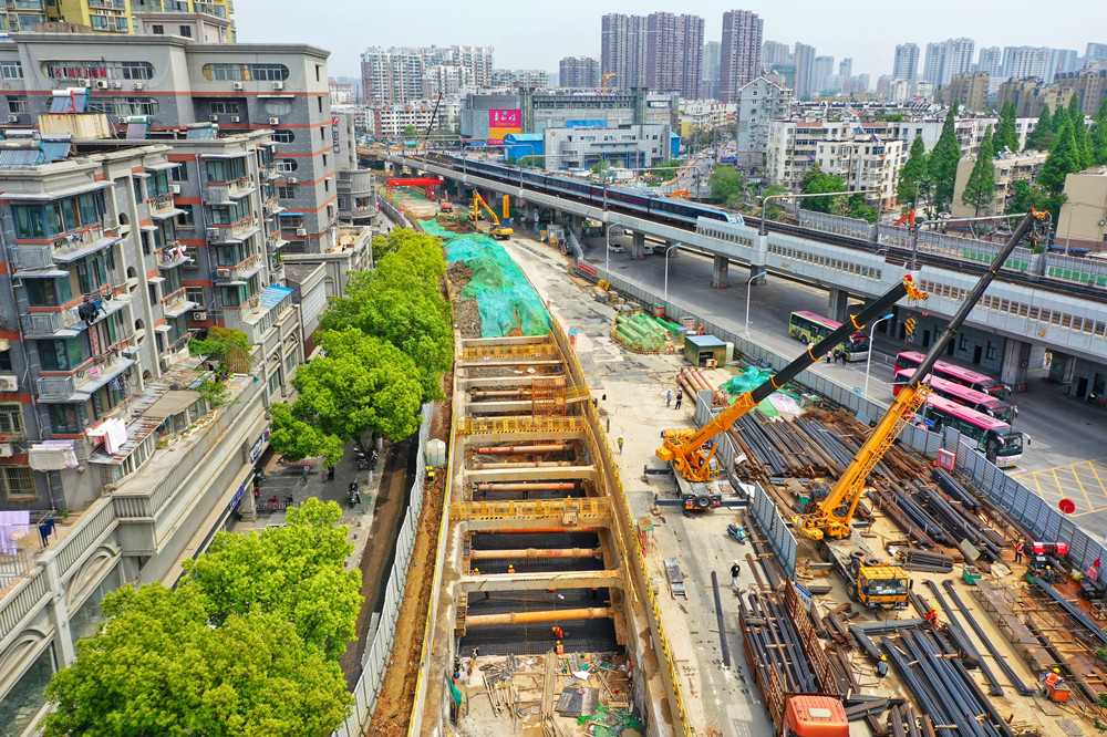 南京红山路和燕路快速化改造工程预计十月主线全面开通