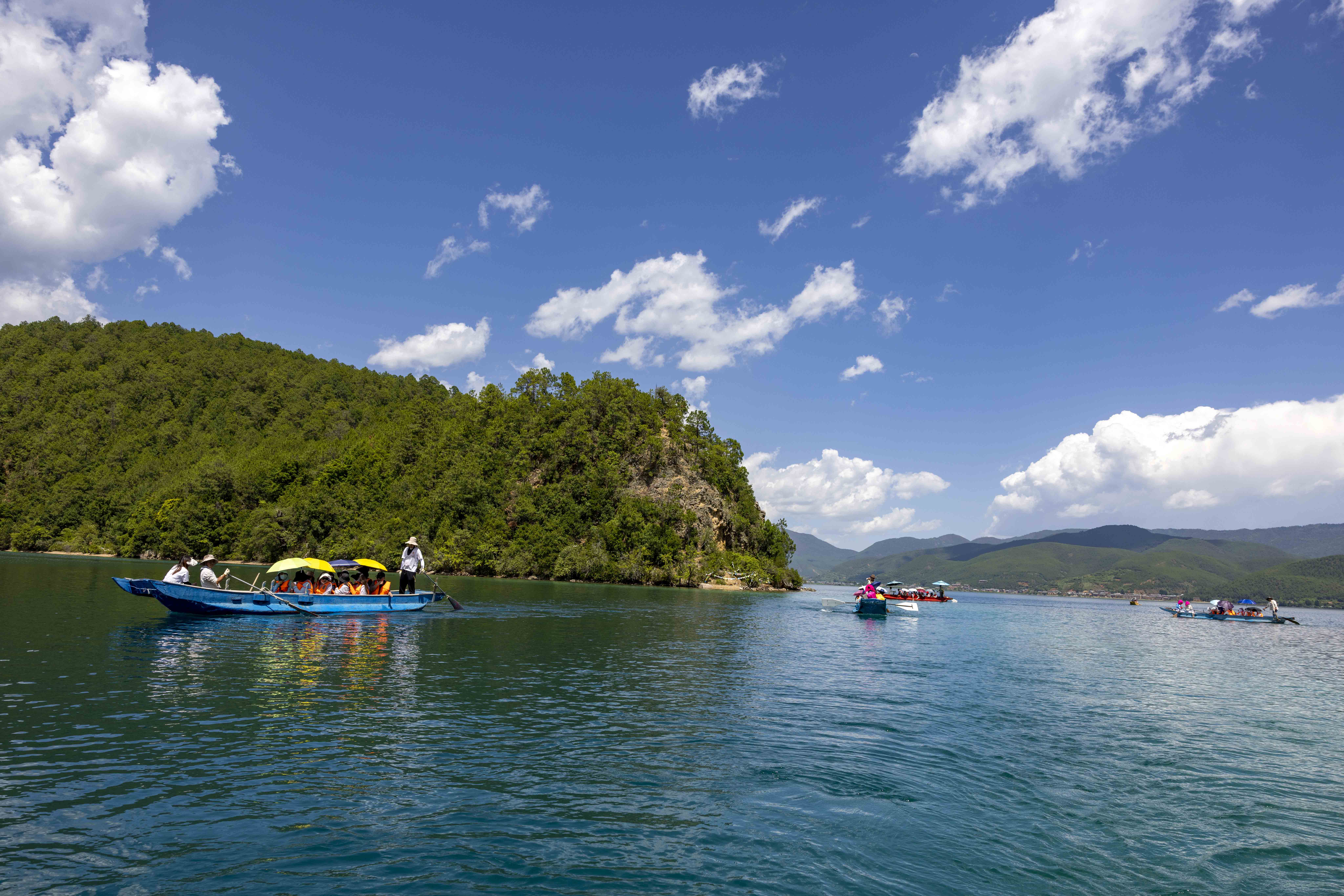 云南宁蒗泸沽湖景美如画