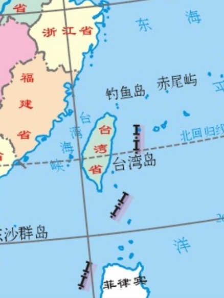 台湾地图全图可放大图片
