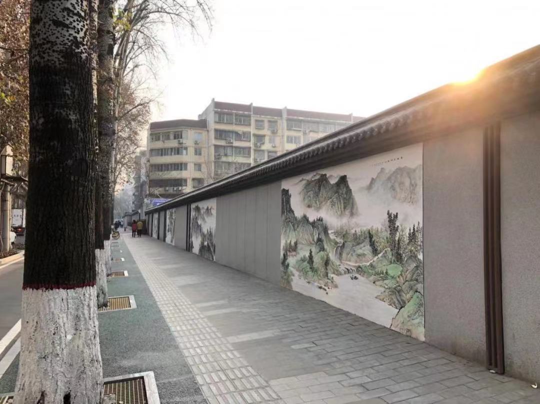 改造提升后增加的翠华路的山水画廊.jpg