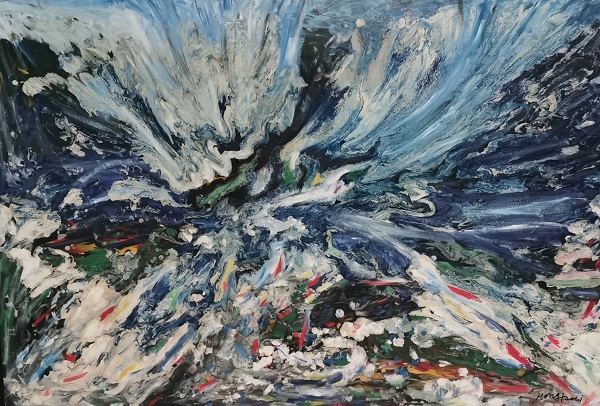 当代抽象油画巨匠李洪涛作品欣赏（组图）