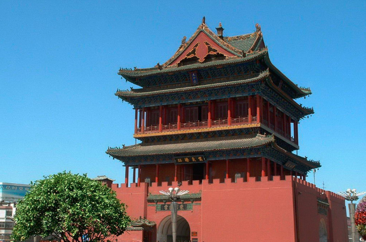 临汾的平阳鼓楼