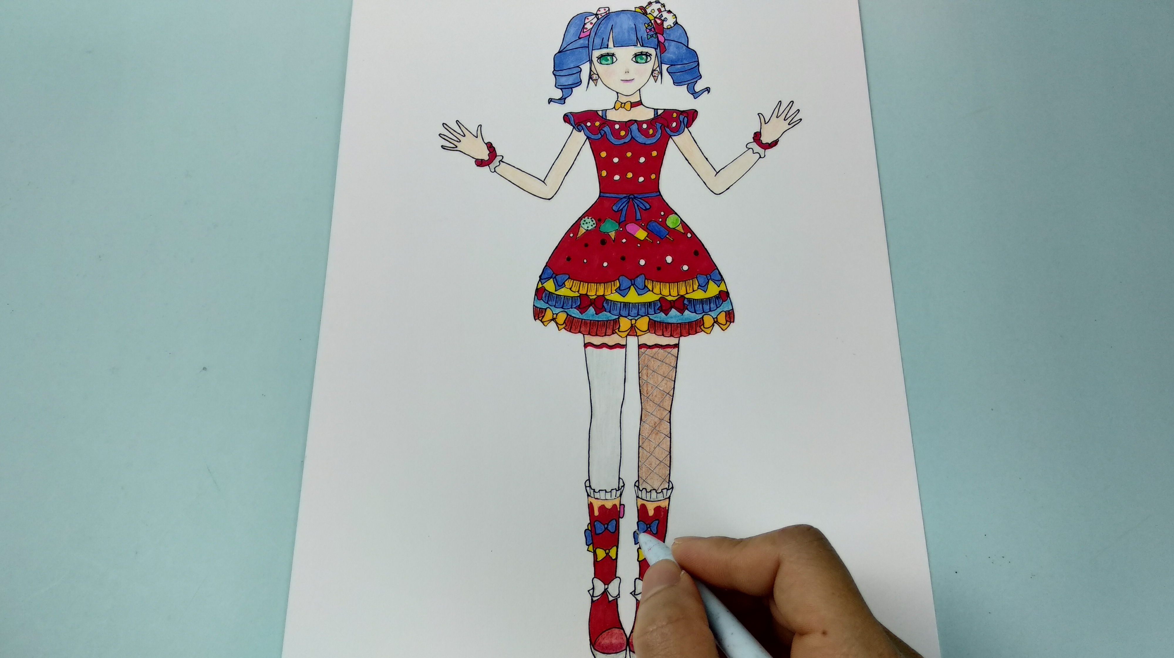 菲梦少女化身童话国度中的糖果公主伊晓莉简笔画一起来画吧