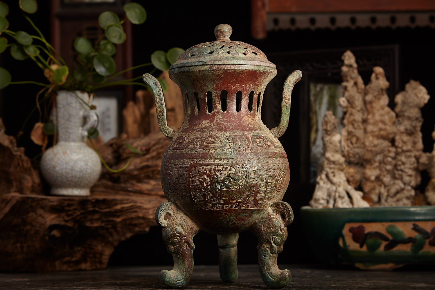 欣赏藏友收藏的古董老物件每一件都是古色古香文化价值极高