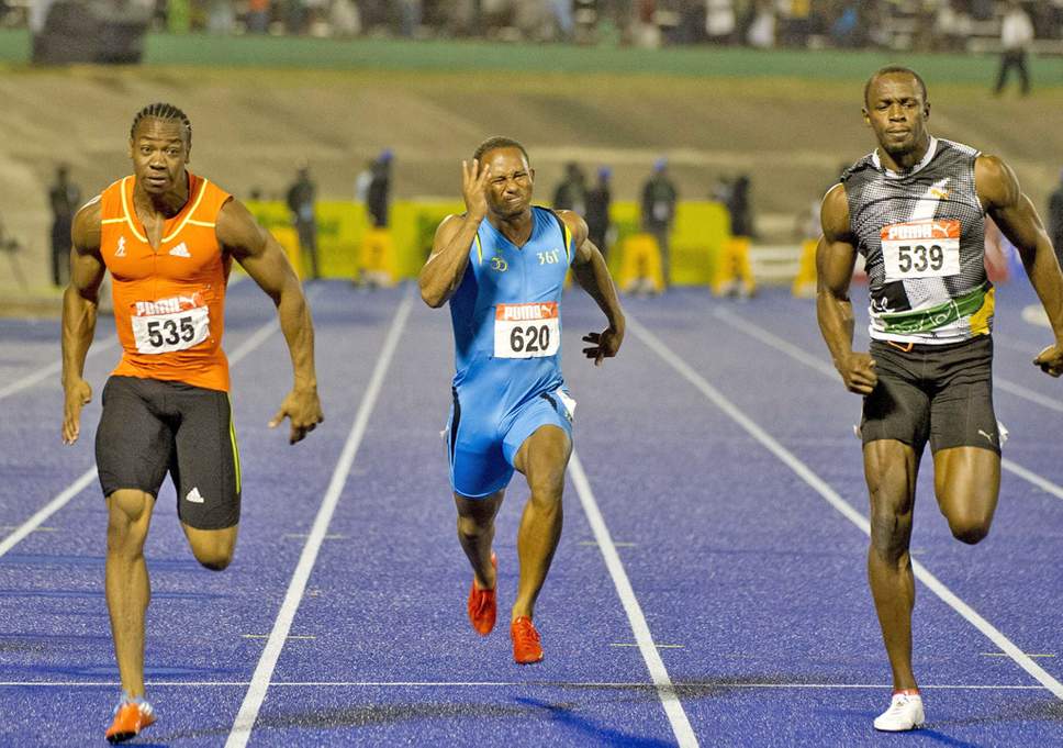 10秒05短跑飞人布雷克夺得百米半决赛第一鲍威尔遗憾退赛