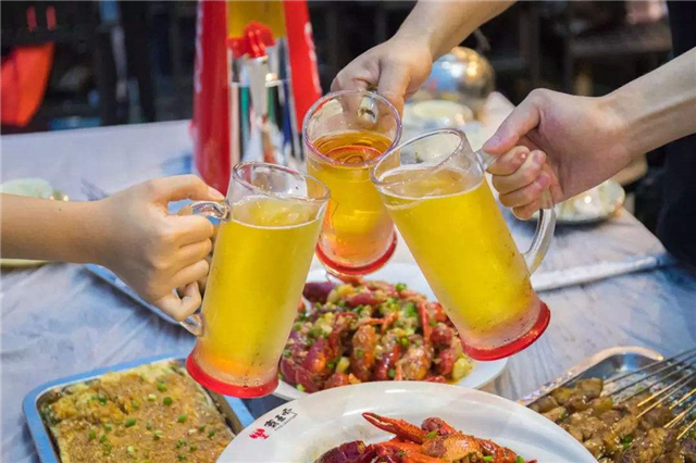 啤酒烧烤小龙虾