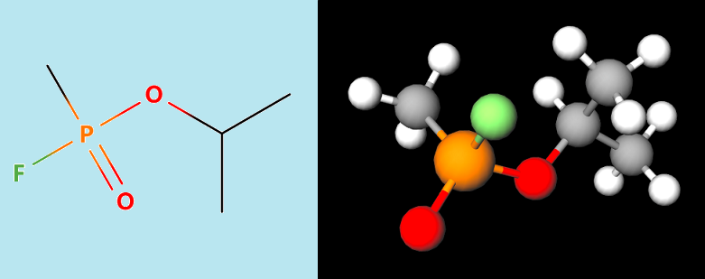 沙林毒气的结构