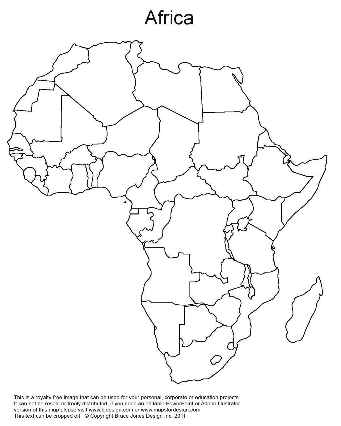 非洲地形图 简图黑白图片