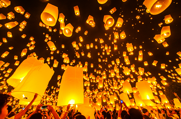 清迈万人天灯附拍照攻略!