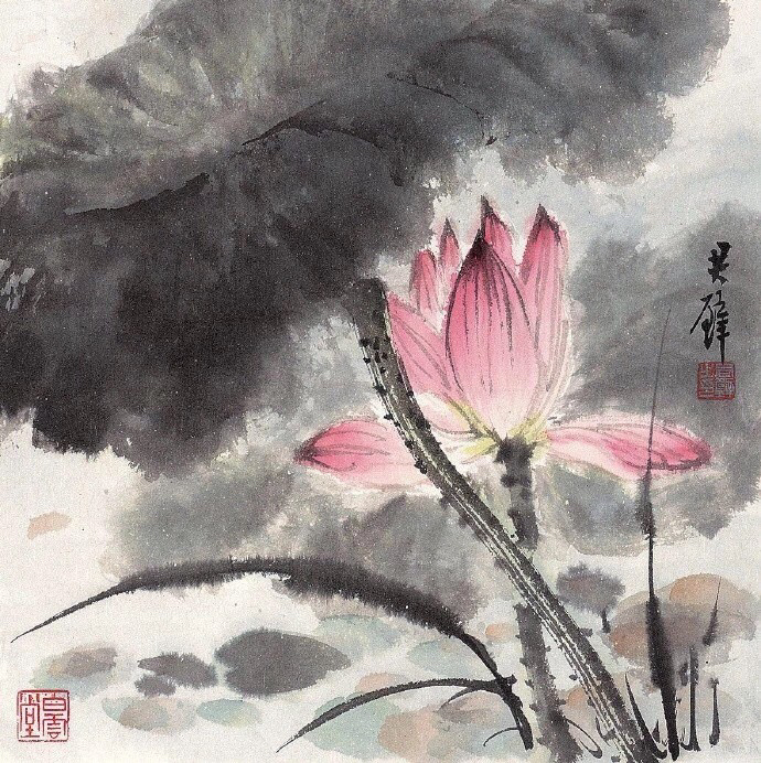 黄君璧笔下的荷花见才情也见功夫
