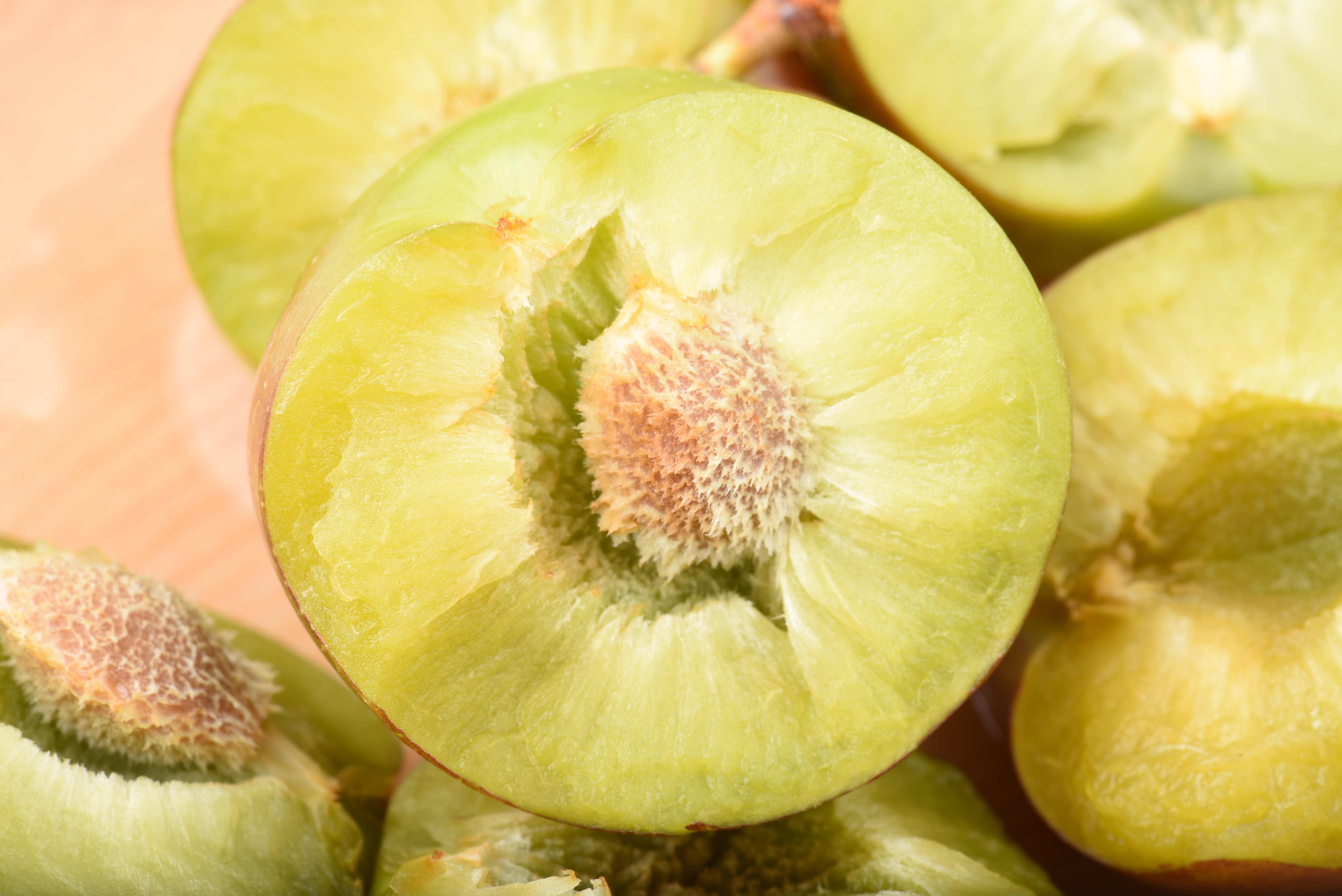 四川新鲜半边红李子正宗脱骨李