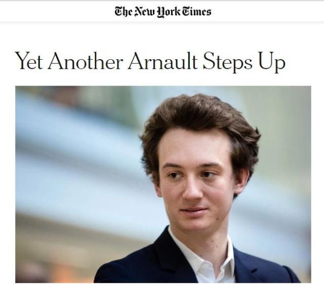 arnault二代中最小的jean从帝国理工(imperial college london)毕业后