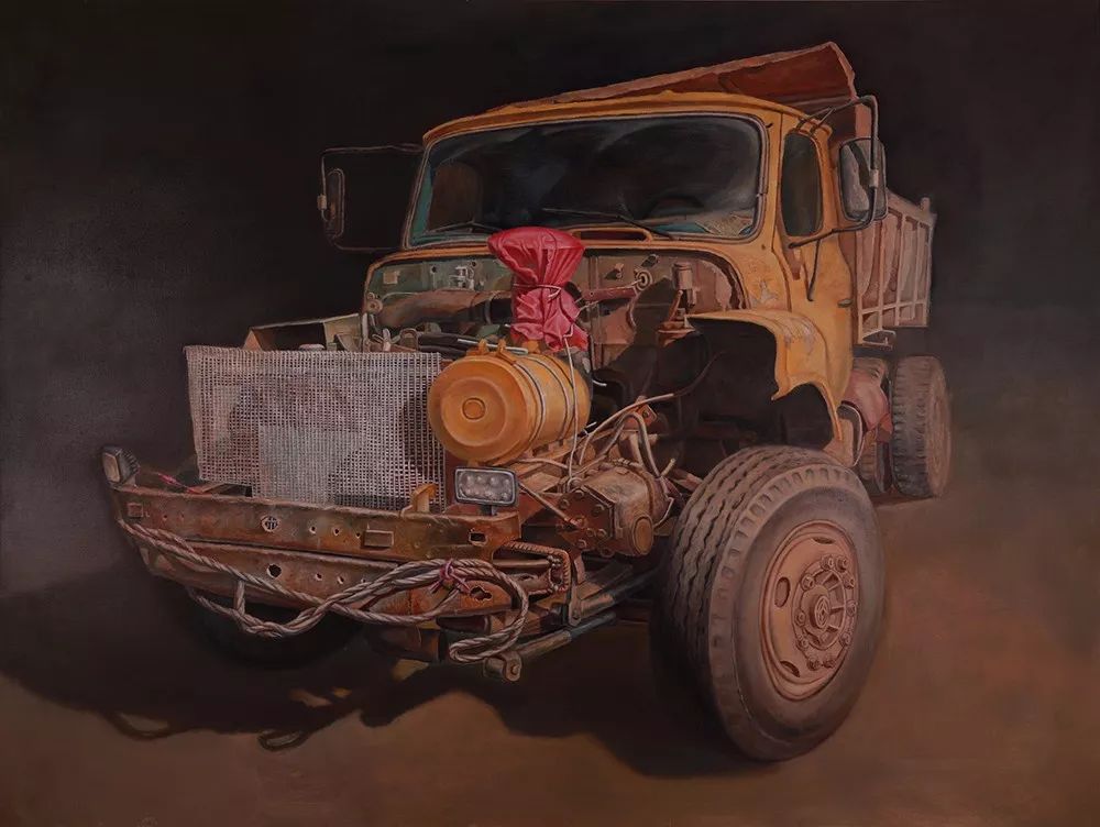 李伟健  建设者  油画  120×160cm李冠军  雄安启航  油画  80×140