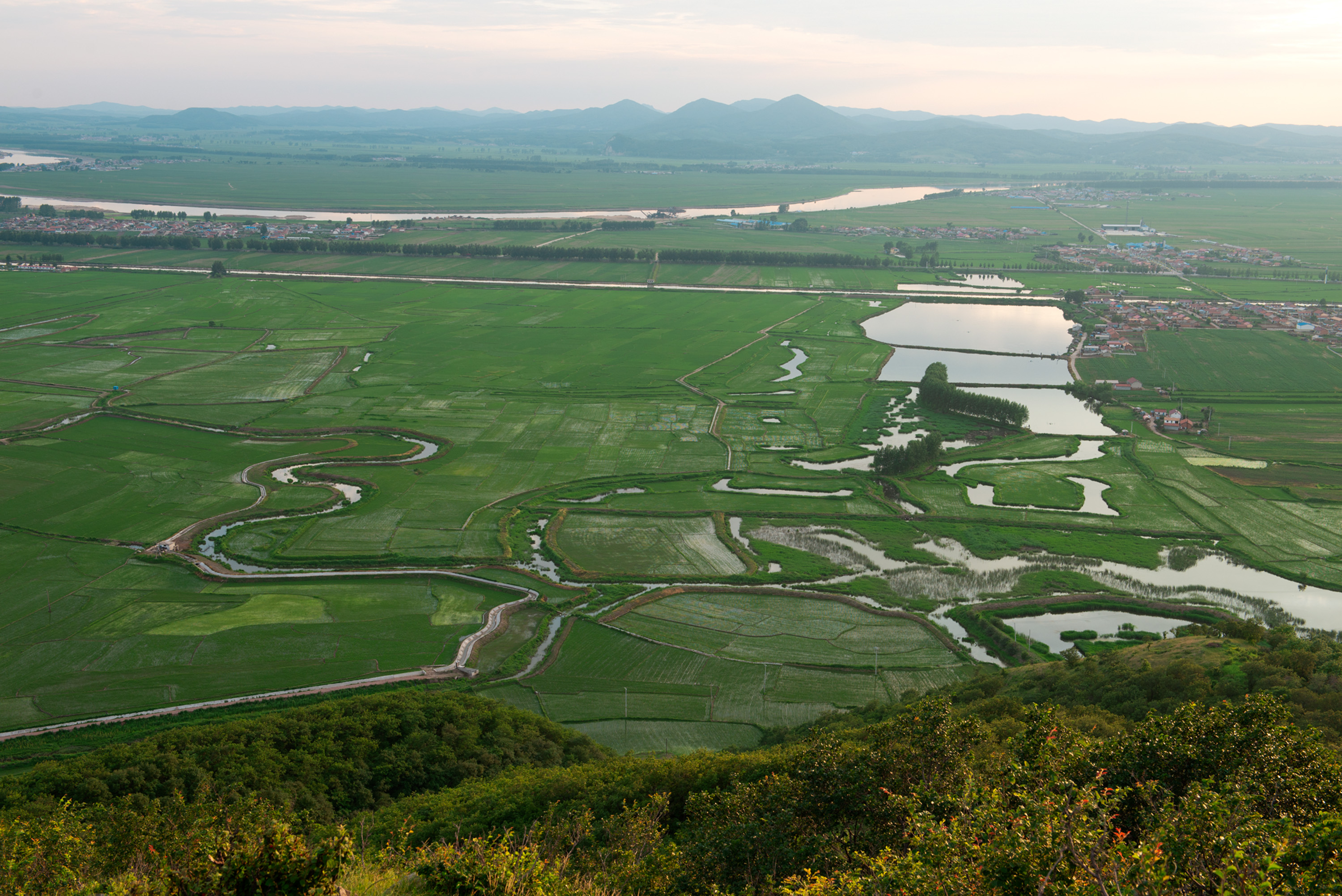 俯瞰吉林舒兰凤凰山