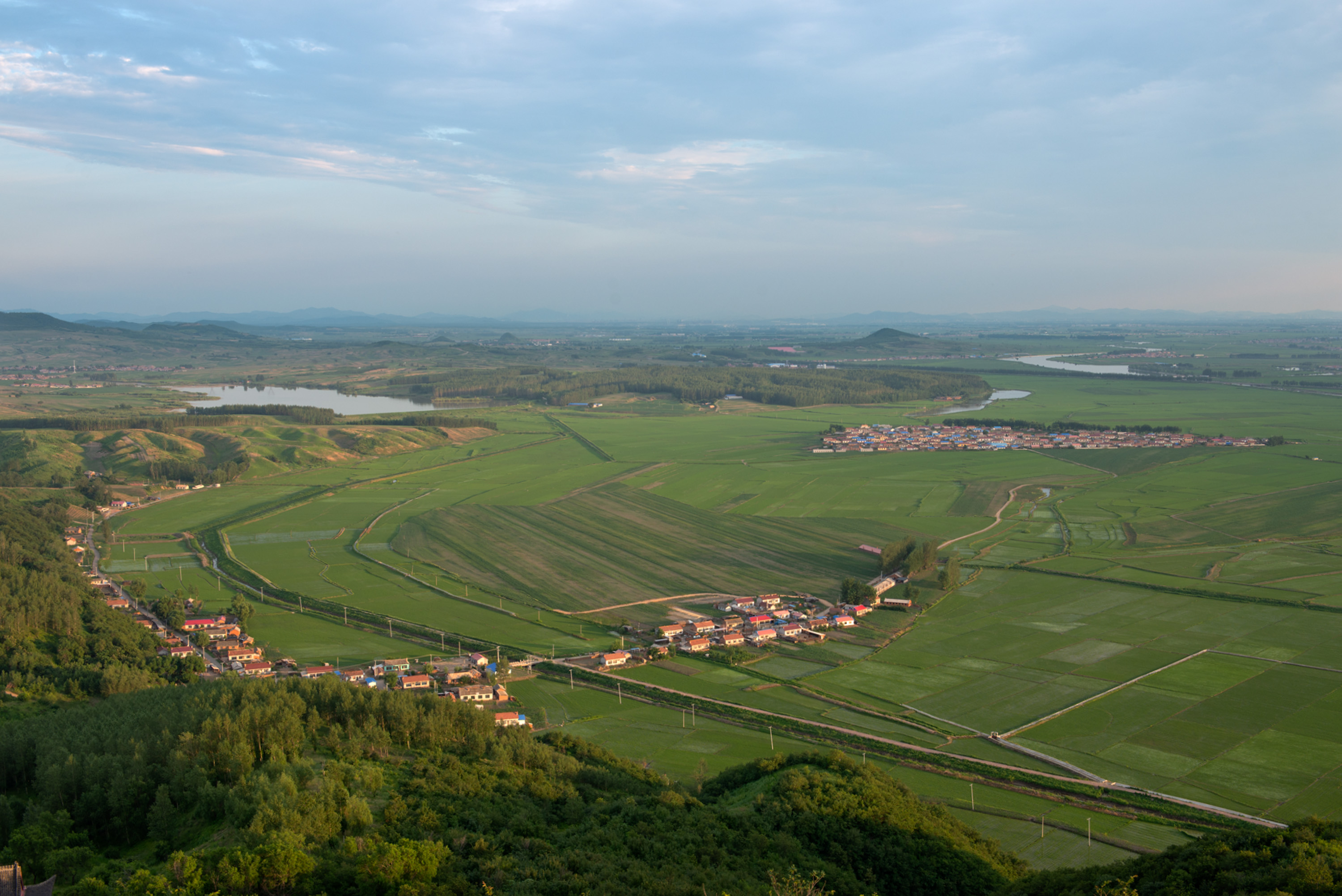 俯瞰吉林舒兰凤凰山