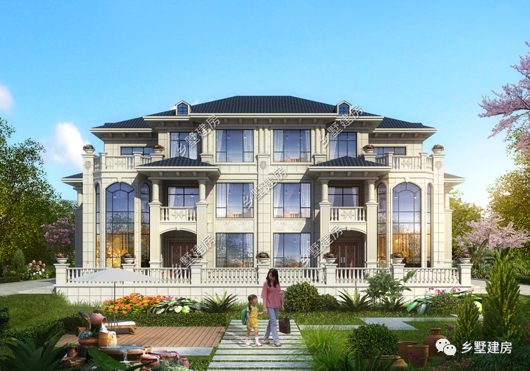 农村俩兄弟如何建房这款双拼别墅就正好两家人住一起生活无忧