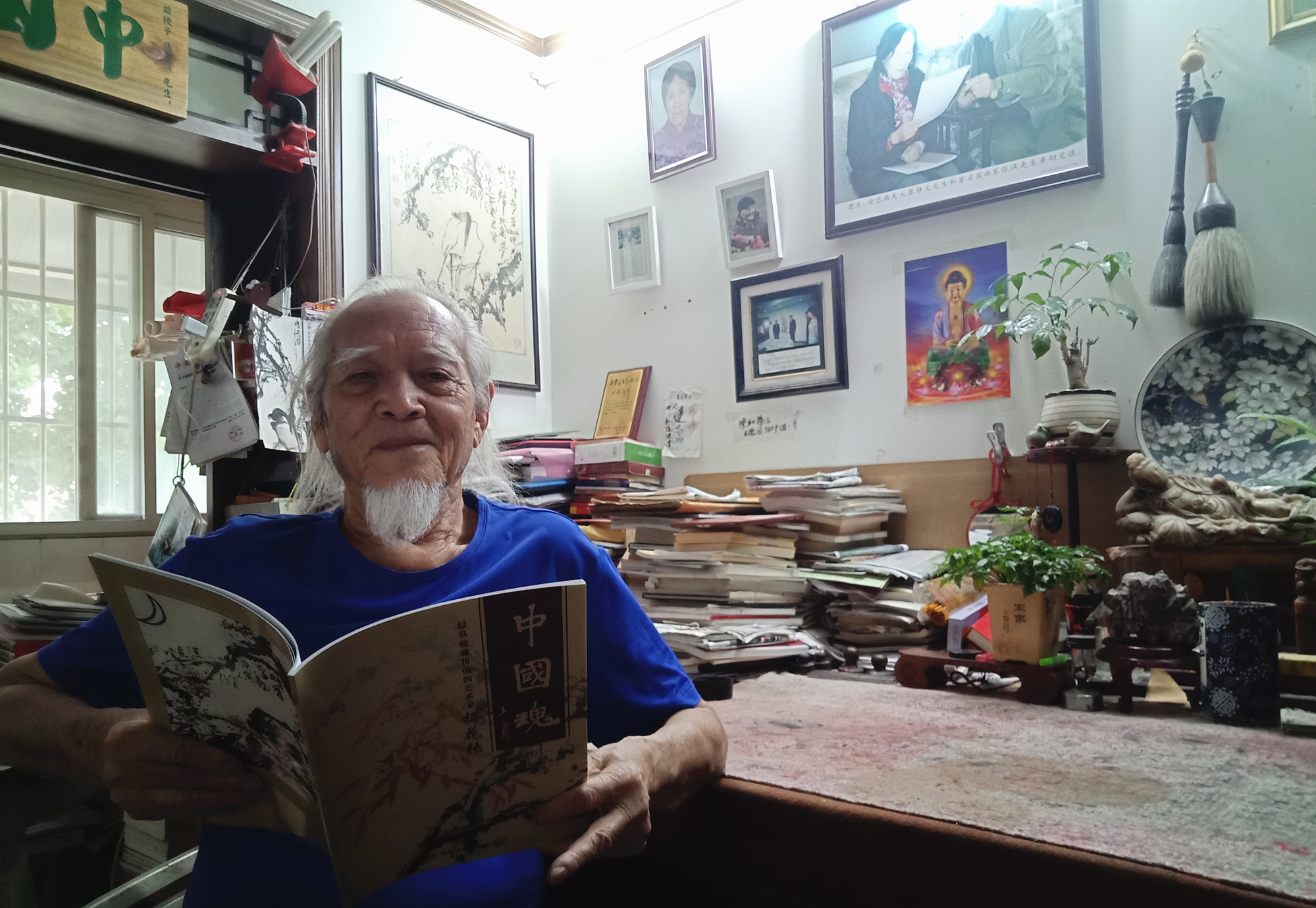 张汉先生近影 摄影:朱忠华张汉先生目前已86岁高龄