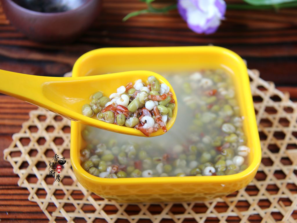 薄荷冰冻绿豆汤