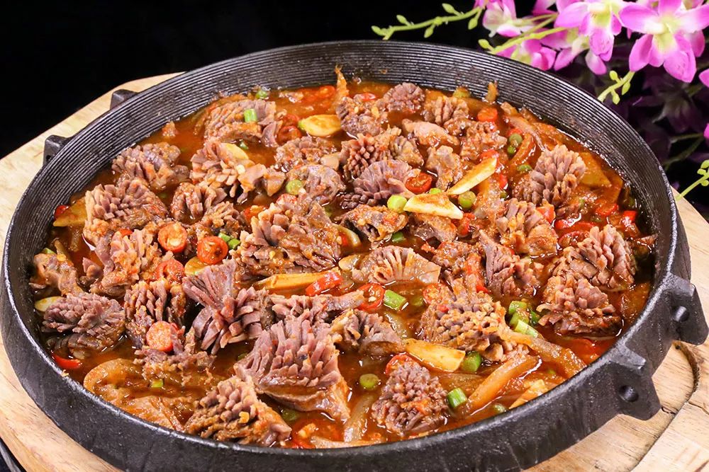 点击图片  ▲  收藏本菜谱铁板鸭胗图文 |舍得的美食诱惑鸭胗适量盐