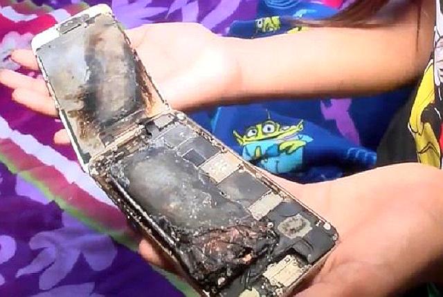 手机爆炸伤人图片