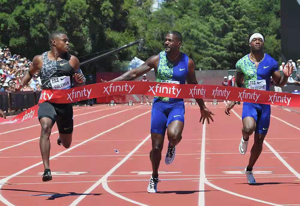 烟雾弹撤掉莱尔斯将出战美锦赛100米挑战科尔曼加特林