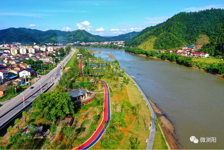 最新浏阳城区一河两岸滨水园林景观8月将全面开放