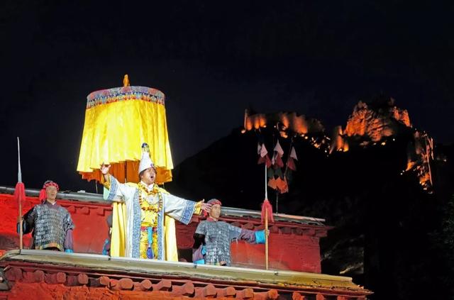 2019西藏61琼结第四届吐蕃文化旅游节上过春晚的卓舞震撼全场