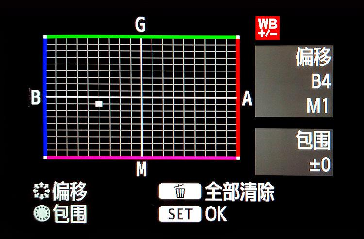 单反相机拍摄时,白平衡偏移设置如何操作