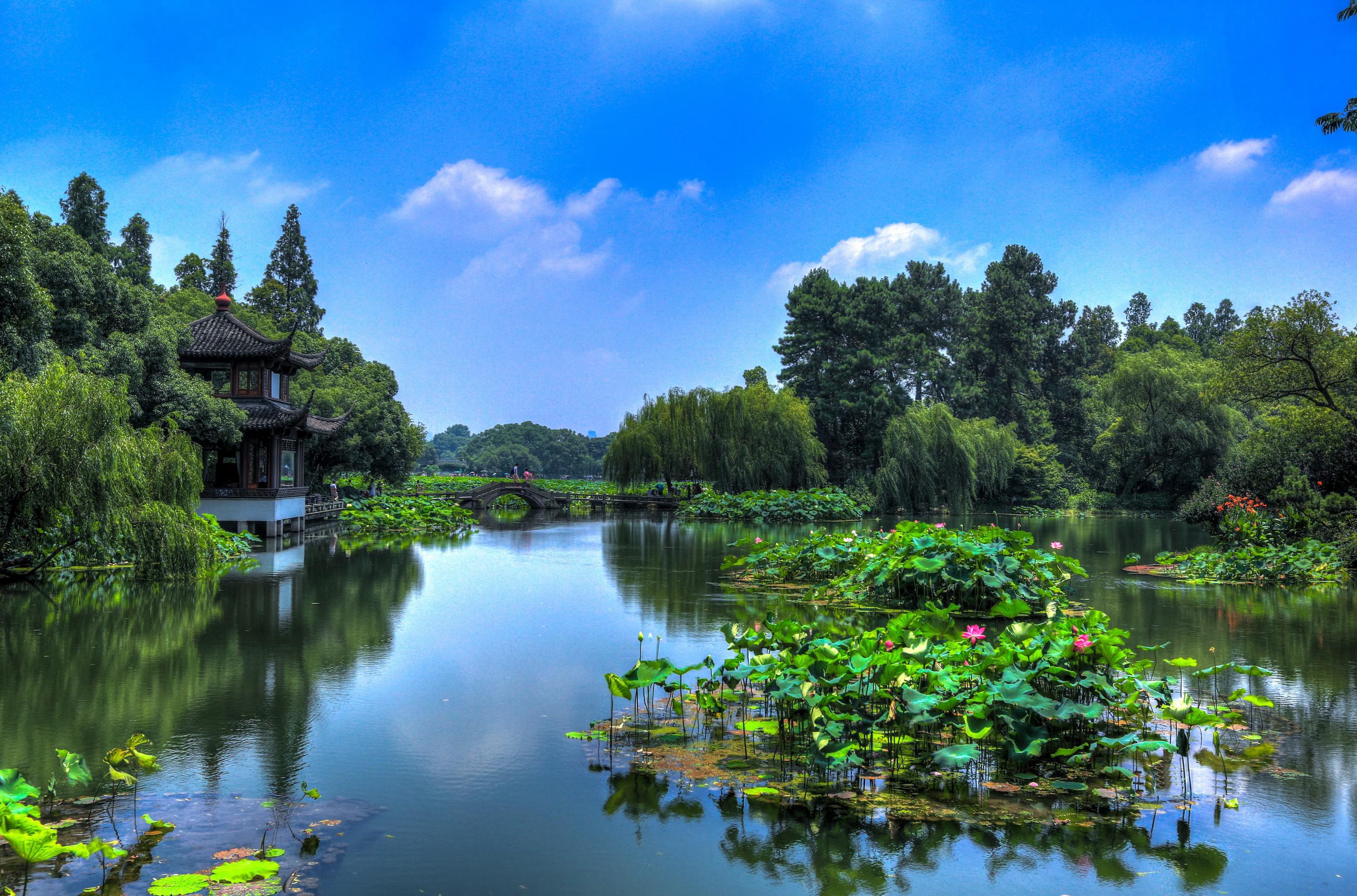 杭州西湖真实图片大全图片