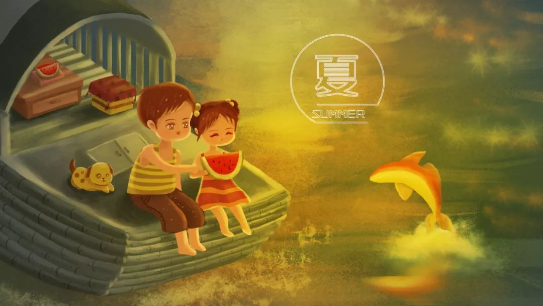 童年夏日的星空