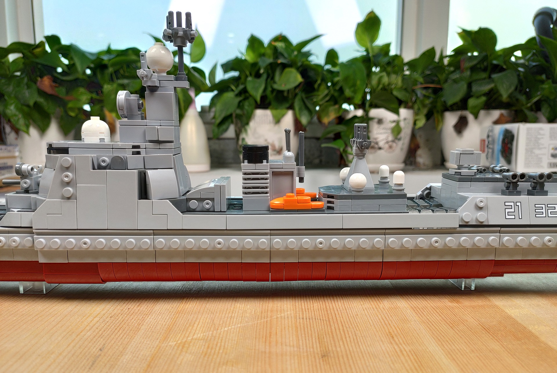 用积木还原中国海军的骄傲星堡积木052d型驱逐舰图文评测