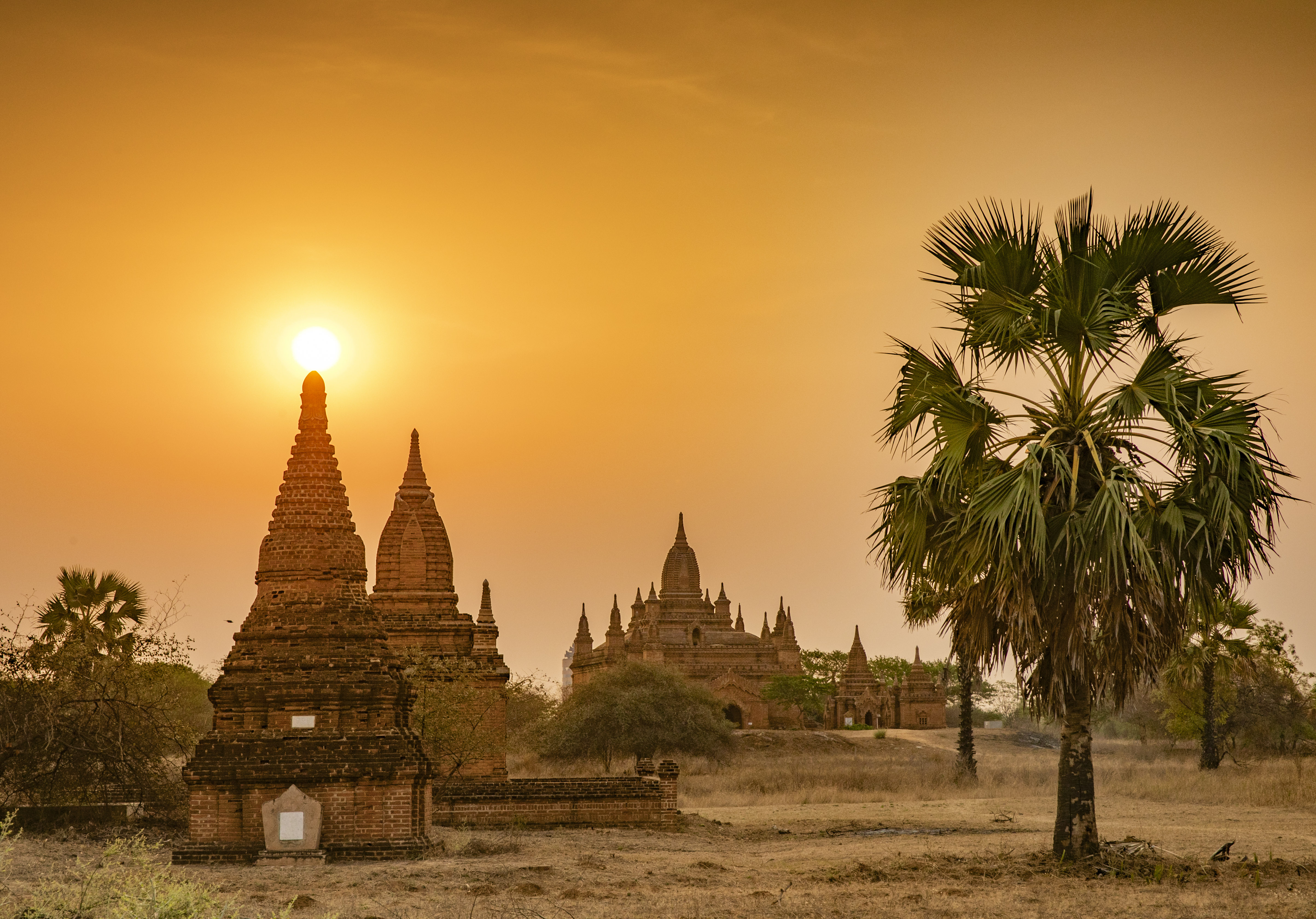 蒲甘之万塔之城国外风光