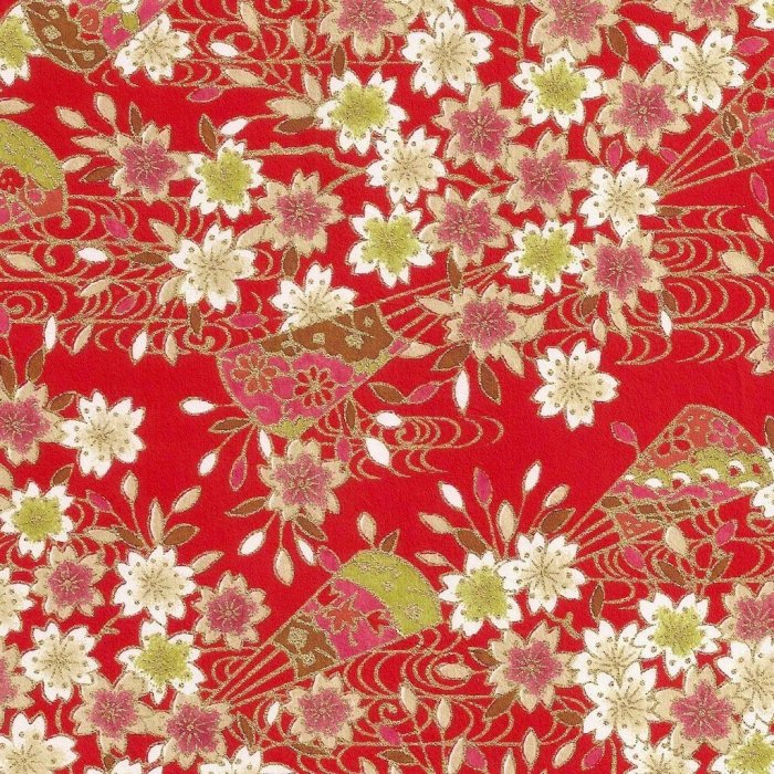 千代纸起源于日本京都,用途广泛,尤其是它繁复艳丽的花纹,极为的好看.