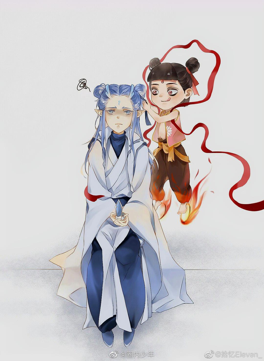 看《哪吒之魔童降世》嗑"藕饼cp",导演回应:本就是命运的吸引