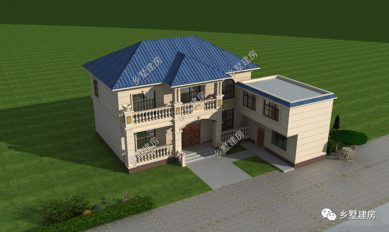 13x9米农村别墅外观精致20万建一栋让人羡慕不已