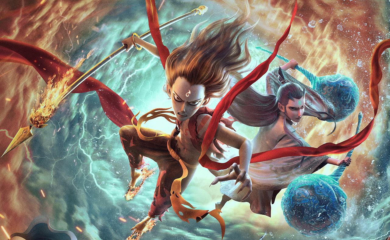 超越蓝忘机和魏无羡的男cp哪吒和敖丙在一起好暖心