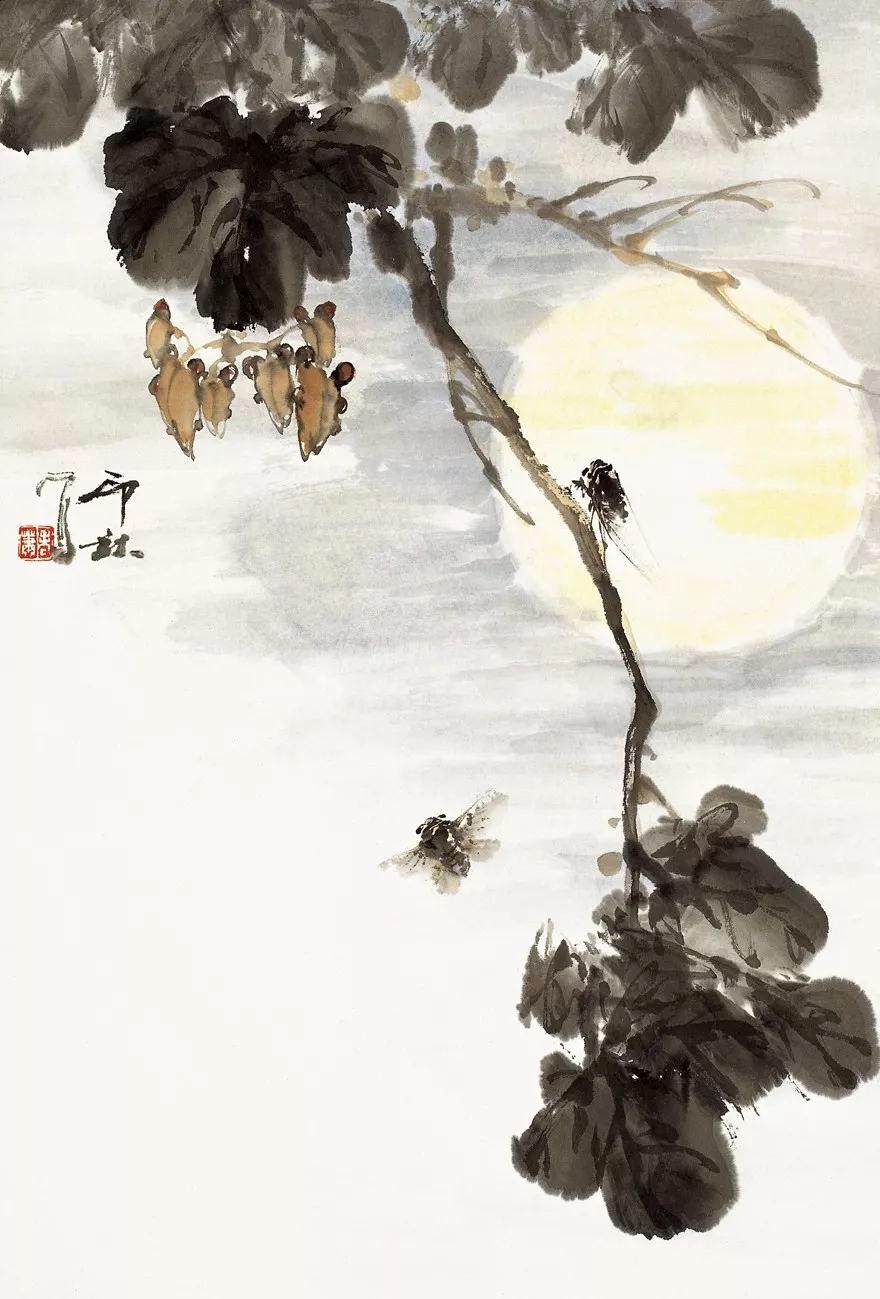 萧朗(1917—2010),王雪涛弟子,中国近现代著名花鸟画家和美术教育家