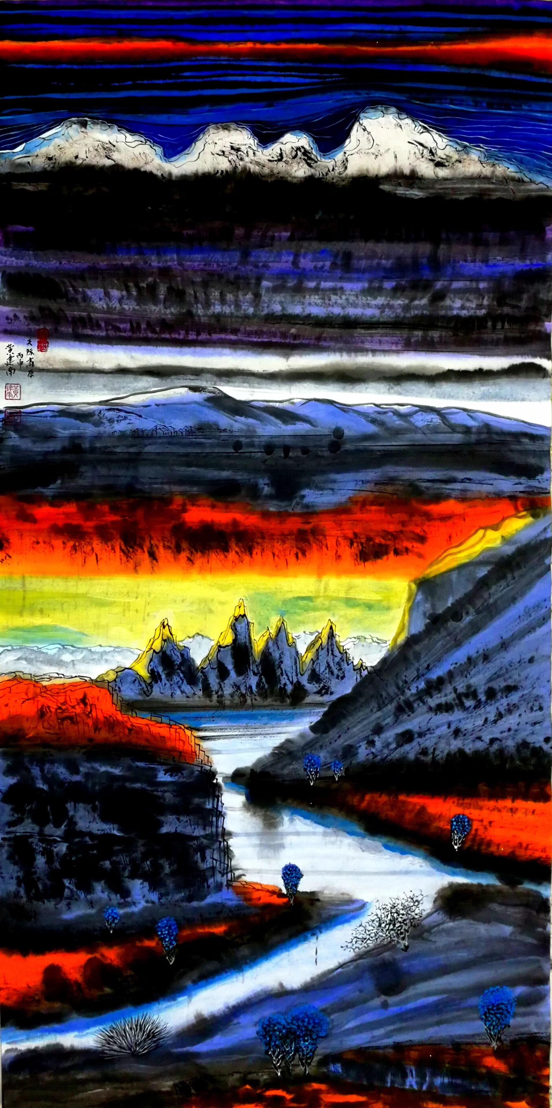 欣赏油画艺术家黄建南作品——深度解析学油画的3种油画技法