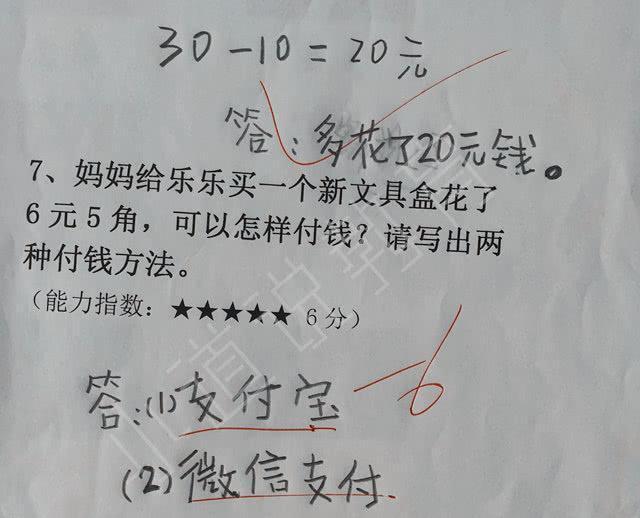 小学生零分试卷走红想要当老师你的脑洞得超越地球人