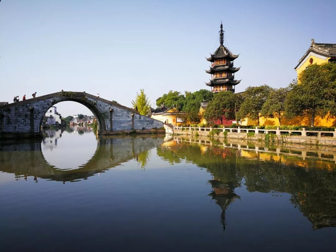 吴江古桥连接古与今连接文化与景