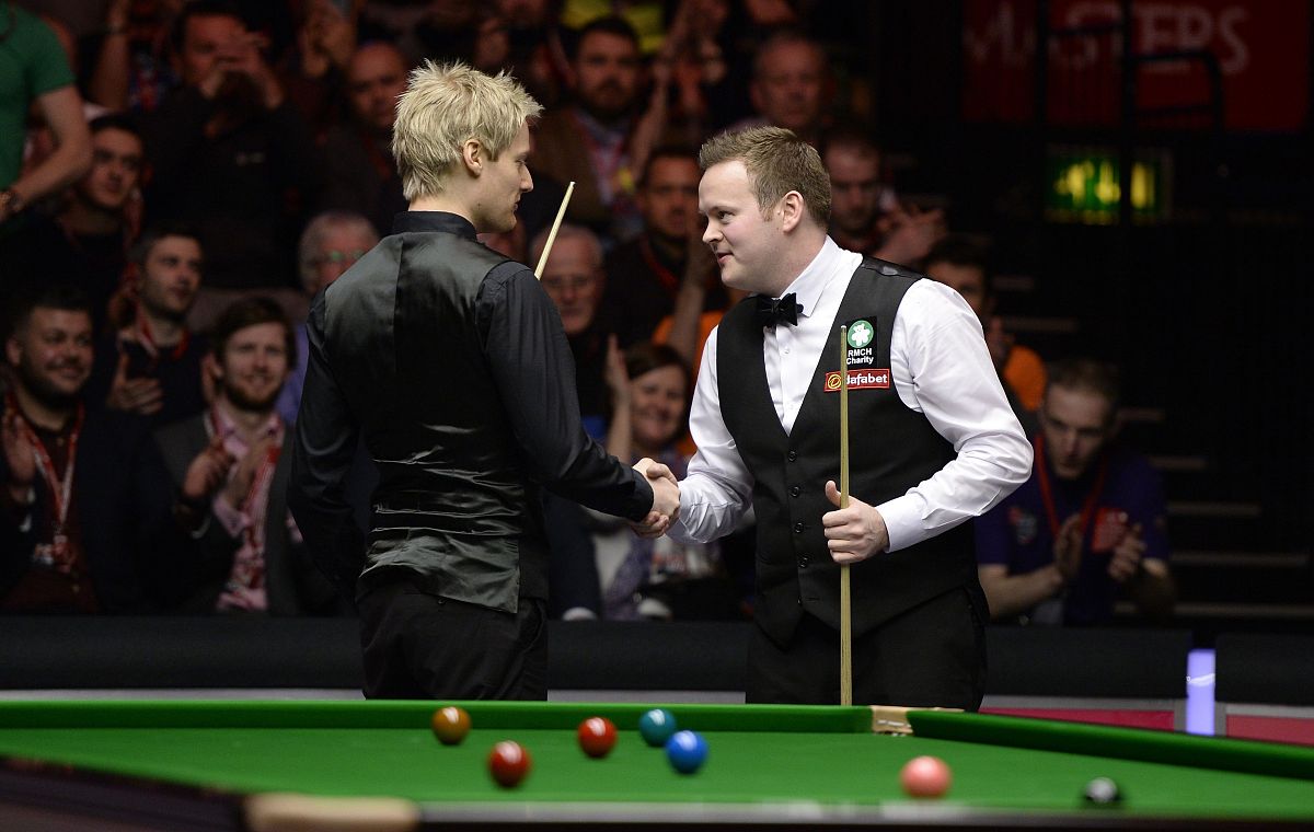 国锦赛16进8对阵表罗伯逊再战墨菲特鲁姆普和塞尔比遭遇劲敌