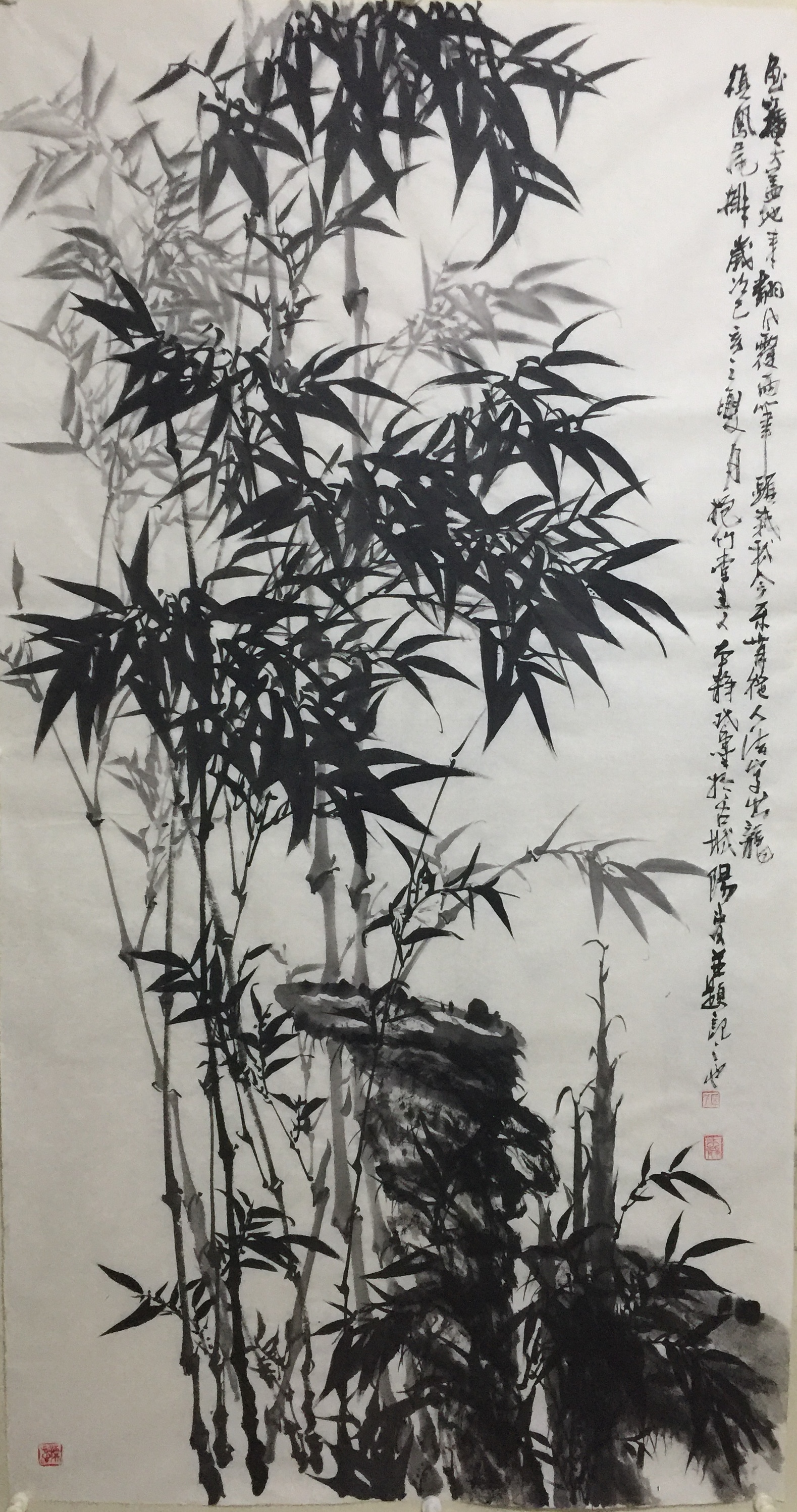 著名画家张本静竹子画作秀逸有神韵犹如一首古诗宁静恬淡