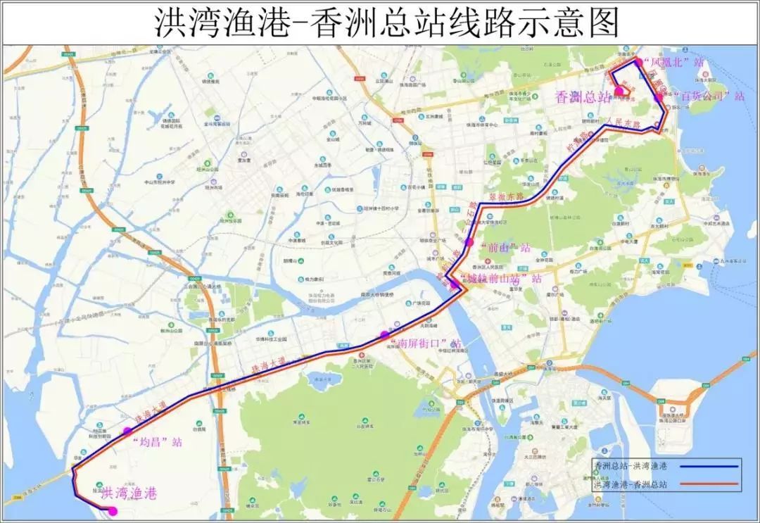 8月12日起,珠海将新开洪湾渔港专线 途径6个站点!