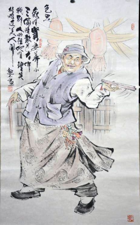 中国传统人物画家魏林作品欣赏