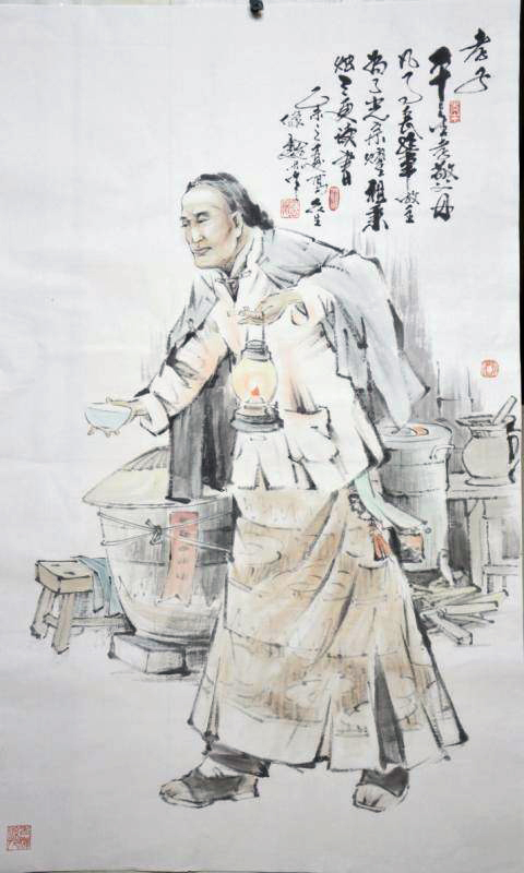 中国传统人物画家魏林作品欣赏