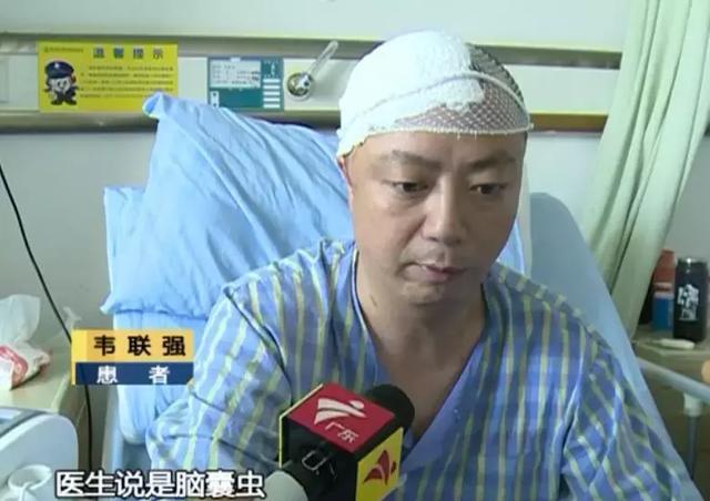 生吃猪血30年广西男子将活虫养在脑内6年吓坏医生