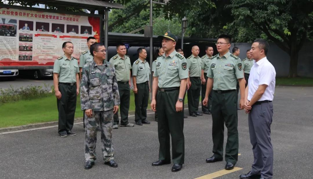 聚焦主责主业精诚团结姜永申到邛调研武装工作