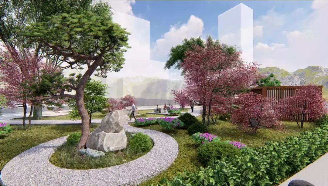 03红绿灯下沉式小广场02凤凰山公园01"口袋公园"位置与效果图据了解