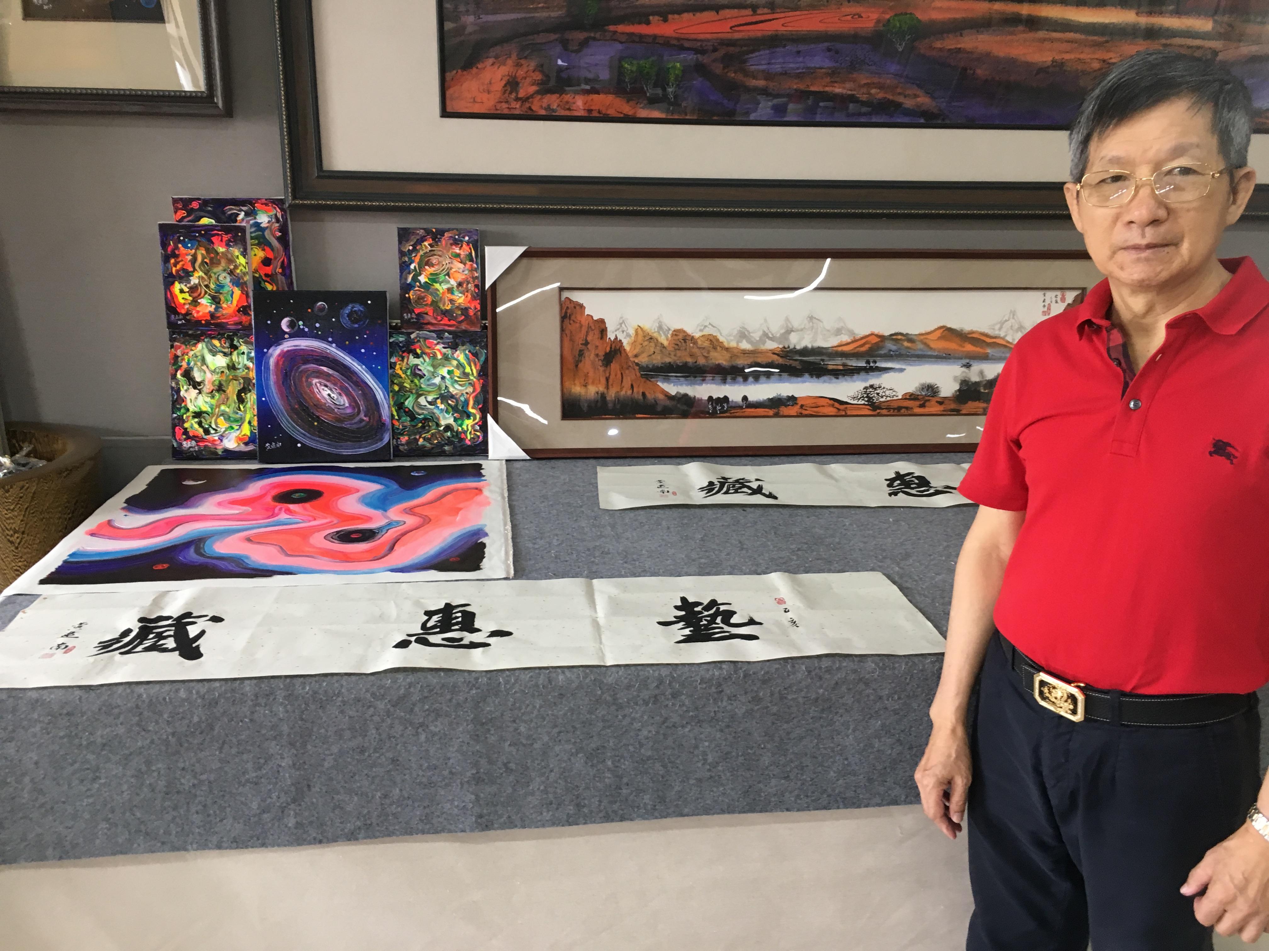 黄建南高级的配色厚涂的肌理美他将色彩光线运用到极致